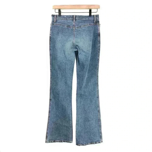 Moschino Jeans Boot Cut Flare Women's 10 Mid Rise - Picture 2 of 4